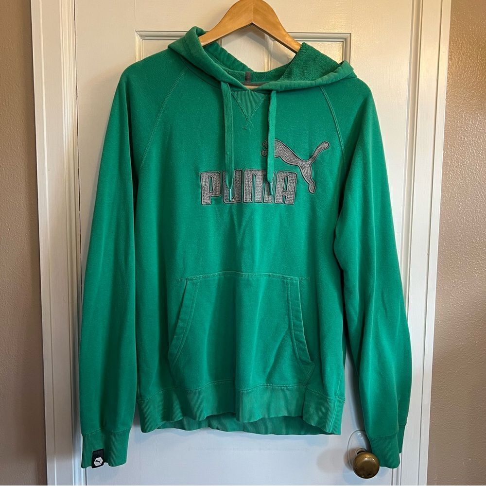Puma Green Hooded sweatshirt M